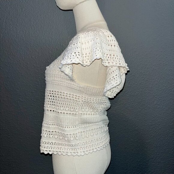 SINCERELY YOURS Crochet Crop Top - - Picture 5 of 9